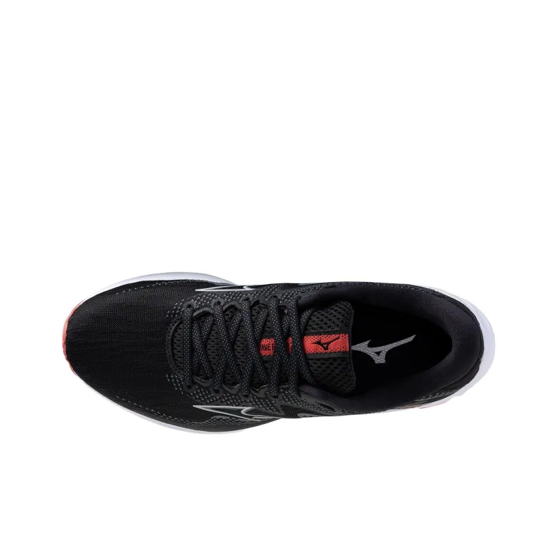 Mizuno Wave Rider 27 Cushioning Low Top Training Shoes Women's Black-2