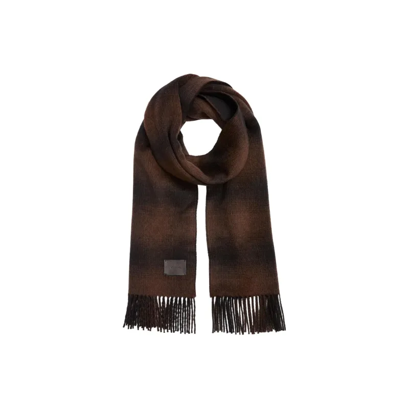 VINCE Cashmere Knit Scarves Women's Brown-0