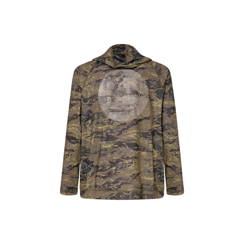 Oakley Sweatshirt Men's Tiger Mountain Camo Colorful Blue-1