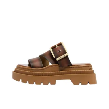MICHAEL KORS Colby Slide Slippers 6.3cm Women's Brown