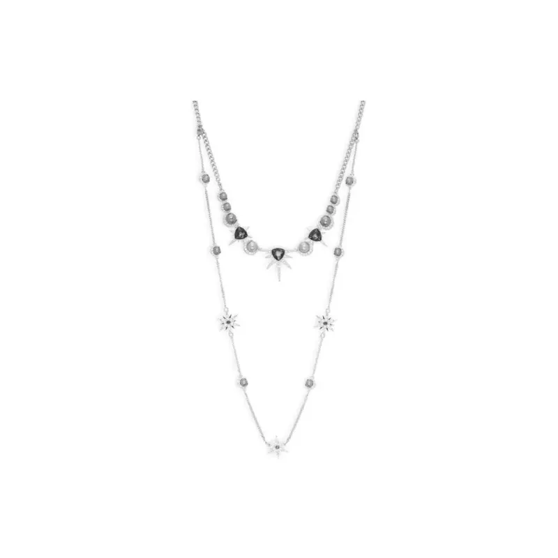 Swarovski Crystal Necklaces Women's Silver-0