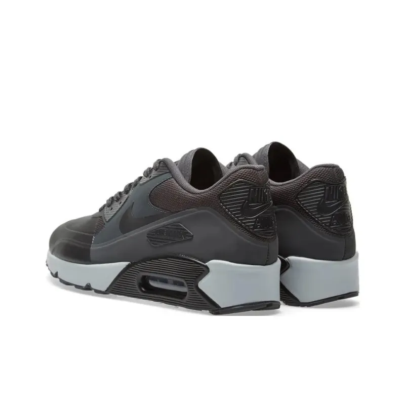 Nike Air Max 90 Anti Slip Wear Resistant Low Top Casual Shoes Men's Black Gray Color-3
