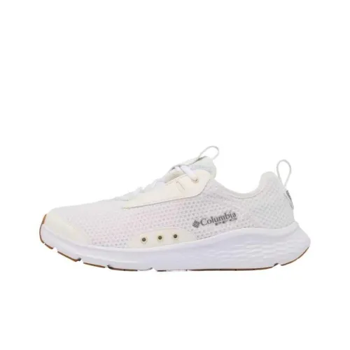 Columbia PFG Castback Slip Resistant Low Top Casual Shoes Men's White