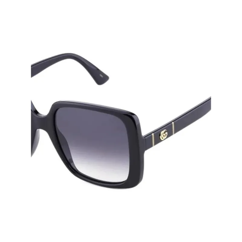 GUCCI Square Sunglasses Women's Black-1