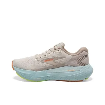 Brooks Glycerin GTS Cushioning Breathable Low Top Running Shoes Women's Beige