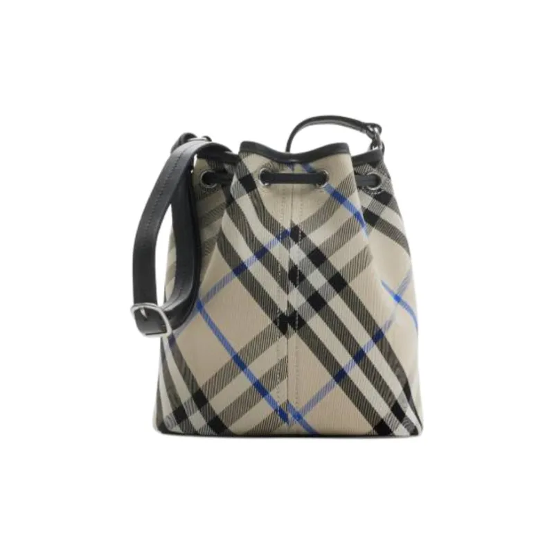 Burberry Cotton Bucket Bags Shoulder Bags Mini Women's Ground Cloth Color-2