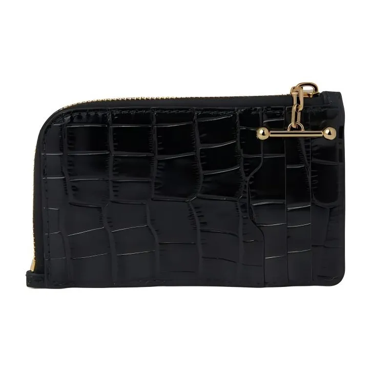 Strathberry Calfskin Wallet Women's Black-2