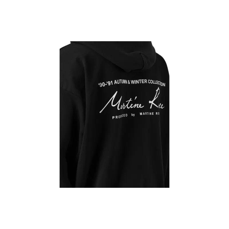 Martine Rose Logo-Printed Drawstring Oversized Hoodie-4