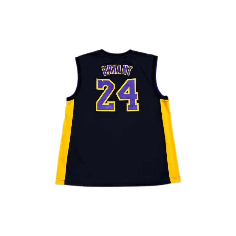 Adidas x NBA Los Angeles Lakers Basketball Jerseys Unisex Black Gold-1