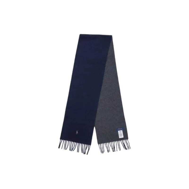 Polo Ralph Lauren Knit Scarves Women's Marine Blue/Charcoal Gray-2