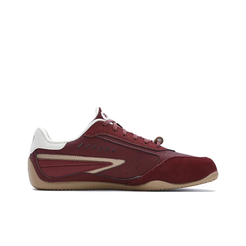 FILA Cushioning Coverage Balance Abrasion Resistant Waterproof Slip Resistant Low Top Skateboard Shoes Men's Red White-1