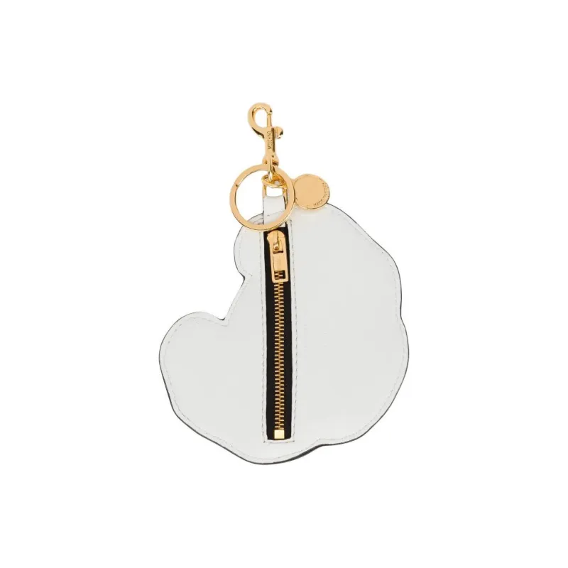 MOSCHINO Croissant motif Keyring-1