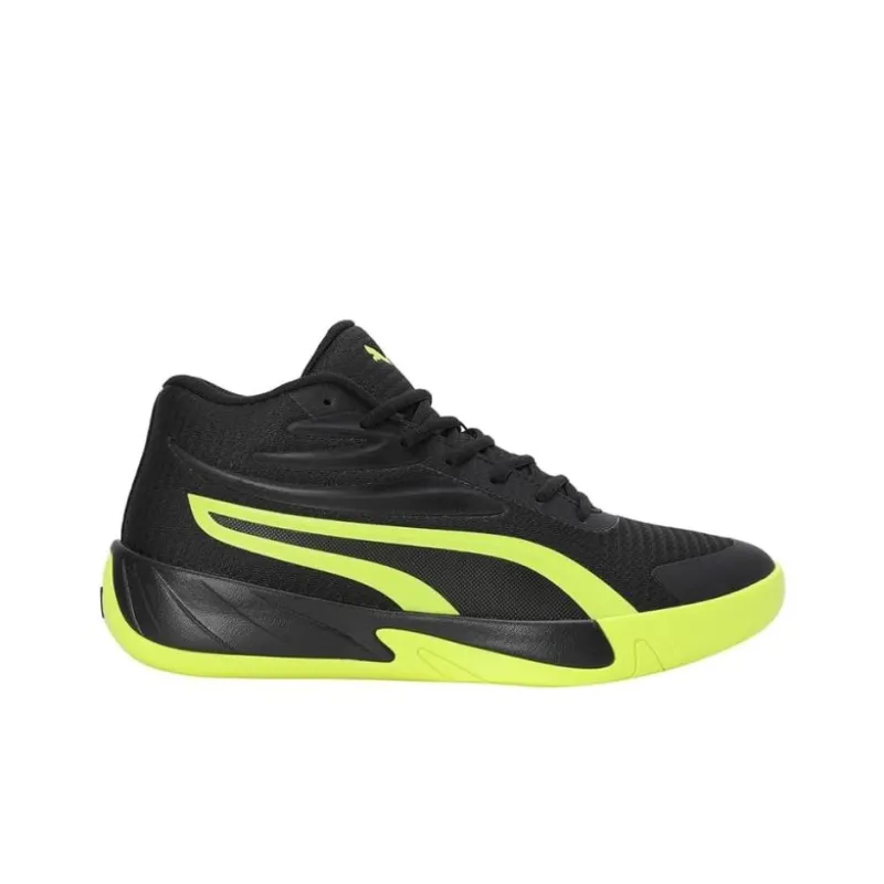 PUMA Court Pro Black Electric Lime-1