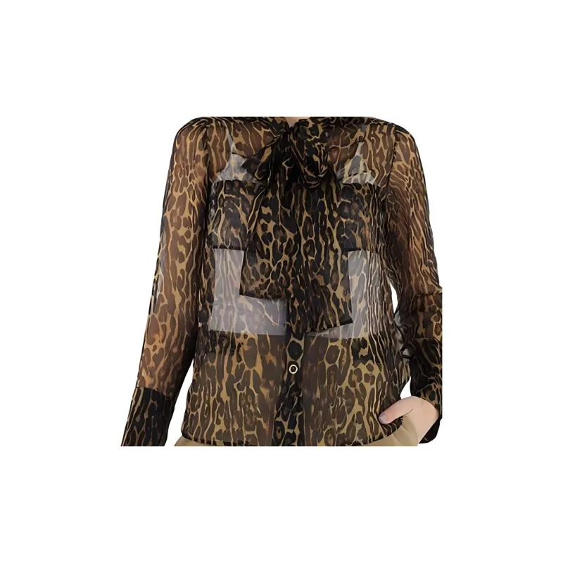Burberry Shirts Women's Deep Mustard Yellow-4