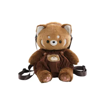 Holding Bamboo Polyester Backpack Unisex Brown