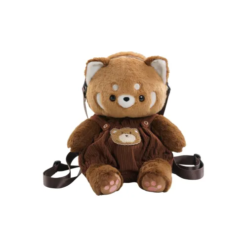 Holding Bamboo Polyester Backpack Unisex Brown