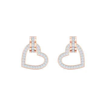 Swarovski Rose Gold Swarovski Crystal Earrings Women's Rose Gold