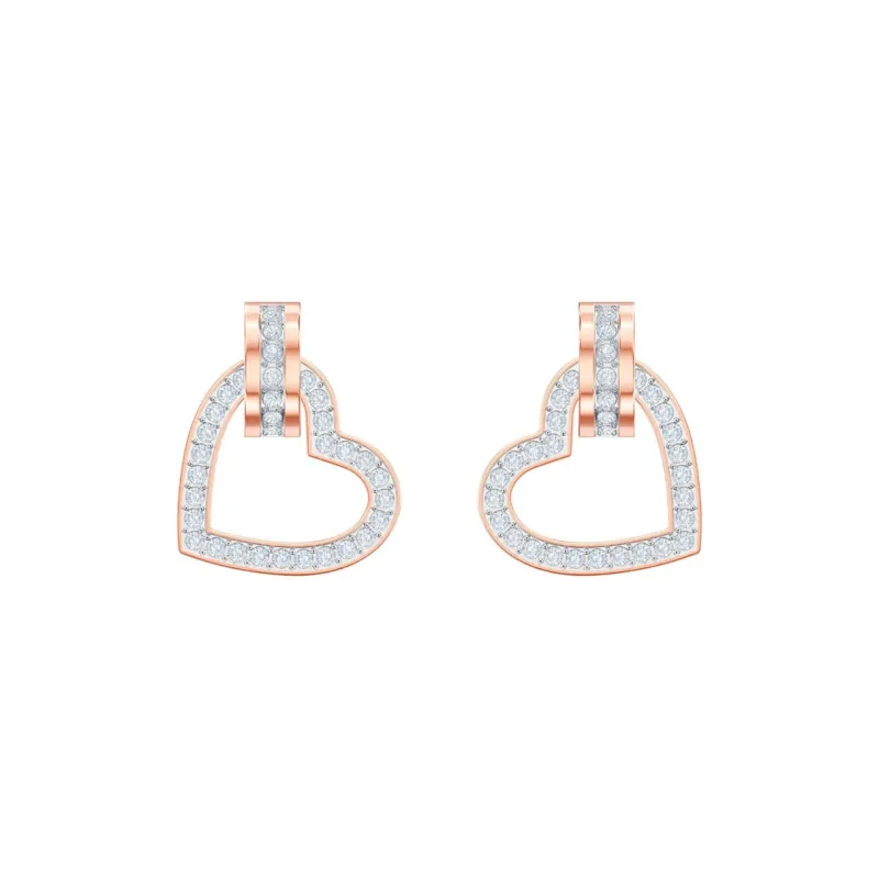 Swarovski Rose Gold Swarovski Crystal Earrings Women's Rose Gold-0