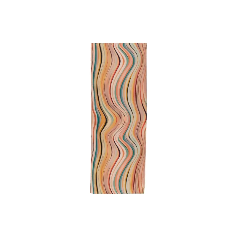 Paul Smith Swirl Satin Twill Scarf-0