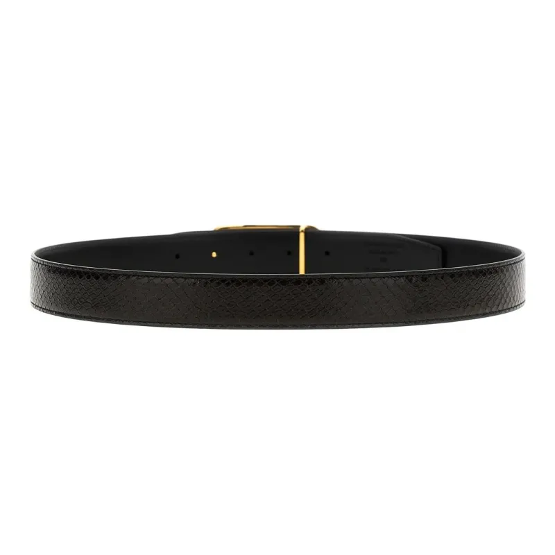 TOM FORD T Logo Reversible Belt-1