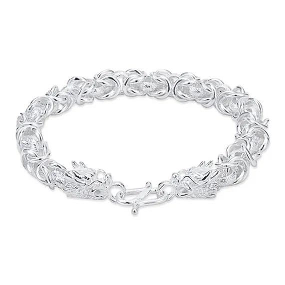 UZIID Sterling Silver Bracelets Unisex Silver-0
