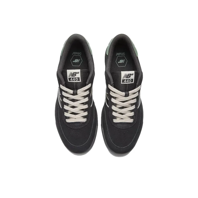 New Balance Numeric 440 V2 Black White-3
