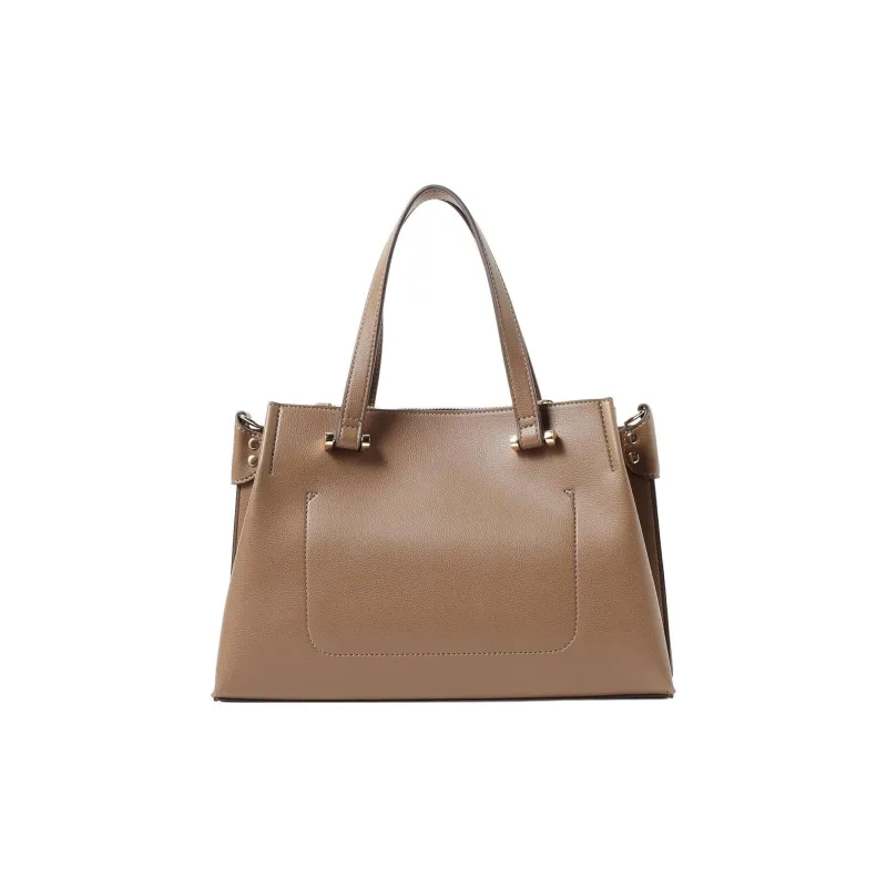 Beams Synthetic Leather Tote Bag, Shopping Bag, Shoulder Bag, Crossbody Bag, Handbag Women's Black/Brown/Olive Green-3