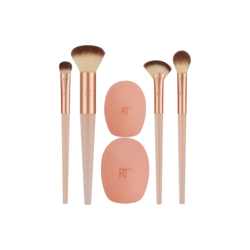 Real Techniques Limited Edition Bright Color Base Cream Set Make up Tools-0
