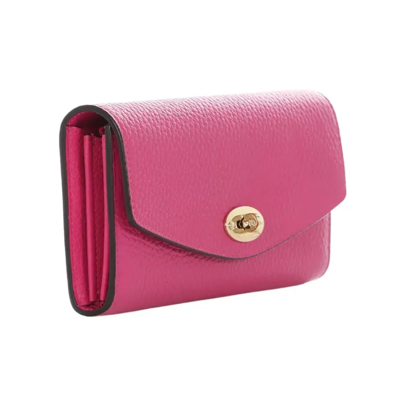 Mulberry Darley Textured Leather Wallet Women's Pink-2