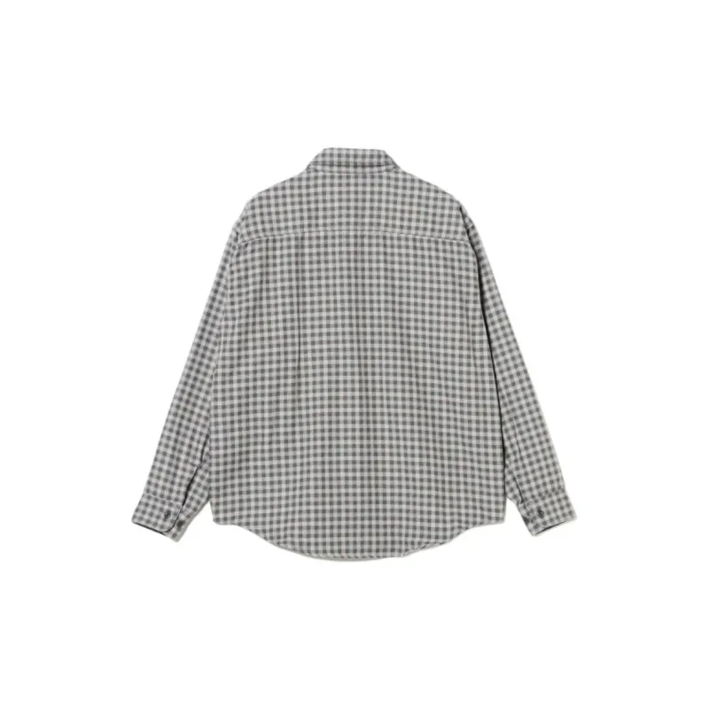Beams Shirts Men Charcoal-1