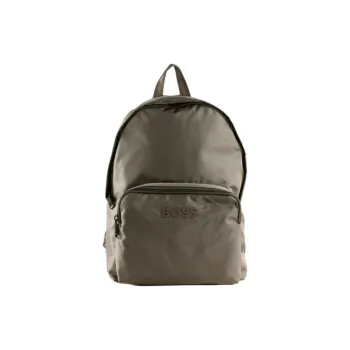 HUGO BOSS Polyester Backpack Men's Taupe