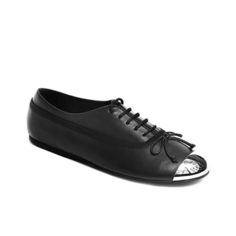 DYMONLATRY Bullet Tip Casual Single Shoes 0.8cm Women's Black-2