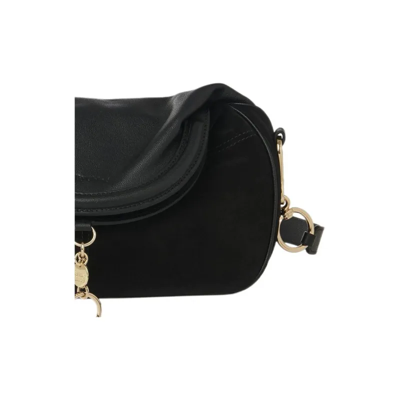 See By Chloe Fine Grain Cow Leather Crossbody Bag, Shoulder Bag Women's Black-2