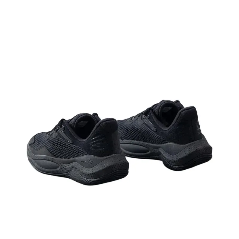 Under Armour Curry Splash 24 Durable Breathable Low Top Basketball Shoes Unisex Black-3