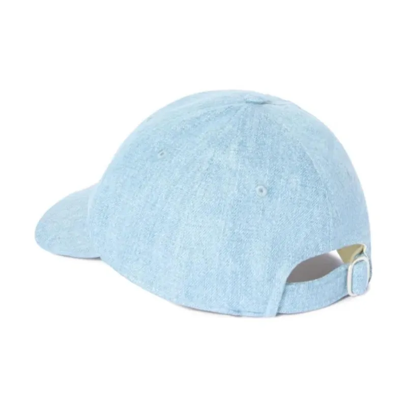 OFF WHITE Logo Embroidered Denim Cap-1