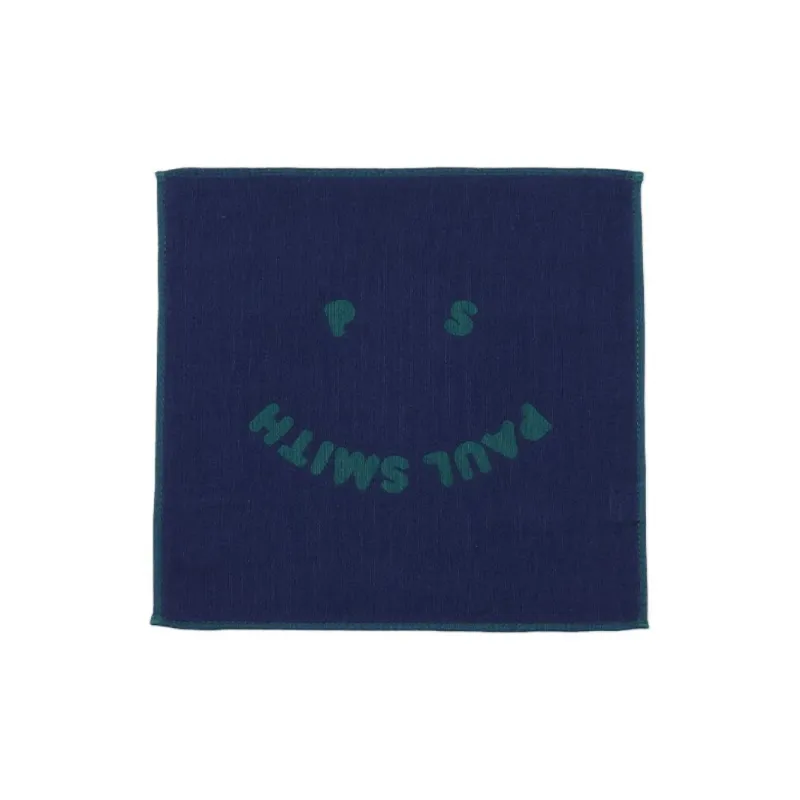 Paul Smith Silk Scarves Unisex Blue-0