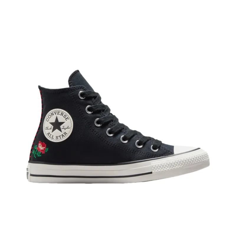 Converse Women's Chuck Taylor All Star High 'Cross Stitch Roses' Women's-1