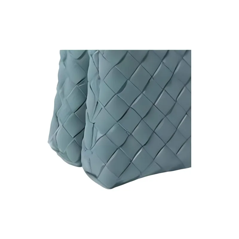 Bottega Veneta Leather Handbag Shoulder Bag Crossbody Bag Men's Turquoise-4