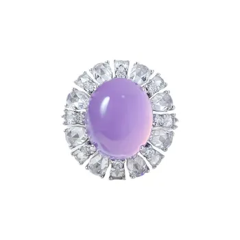 Xifeng Building Chalcedony Jade Rings Women's