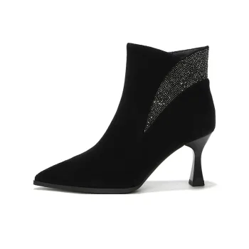 QITUMAUL Ankle Boots 7.5cm Women's