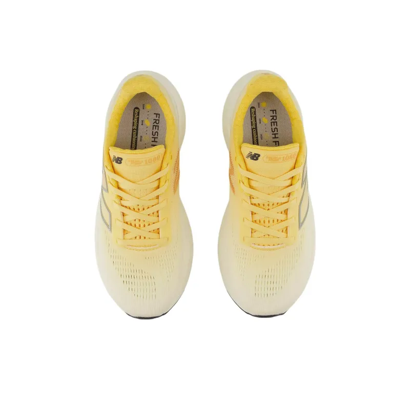 New Balance NB Fresh Foam X 1080 Cushioning Wear-Resistant Breathable Supportive Low-Top Running Shoes Women's Yellow-3
