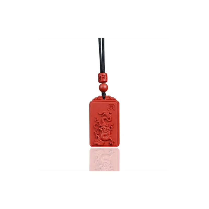 Yutang Reconstructed Cinnabar Pendants Unisex-0