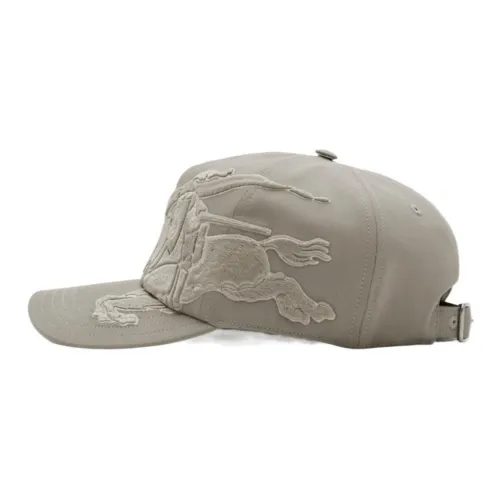 Burberry Cotton Twill Polyester Baseball Caps Men's Umber