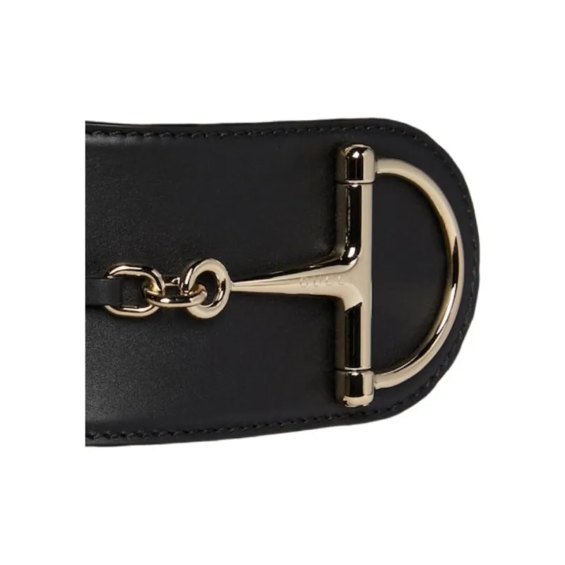 GUCCI Cow Leather Bucket Bags Shoulder Bags Mini Women's Black White-7