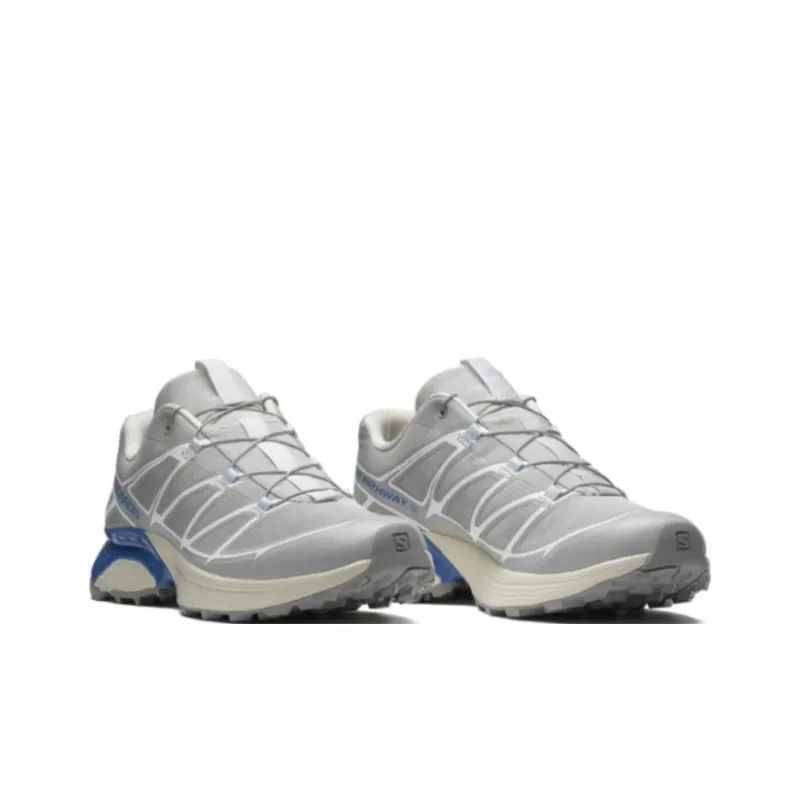 SALOMON XT Pathway Anti Slip Wear Resistant Low Top Running Shoes Unisex Gray-2
