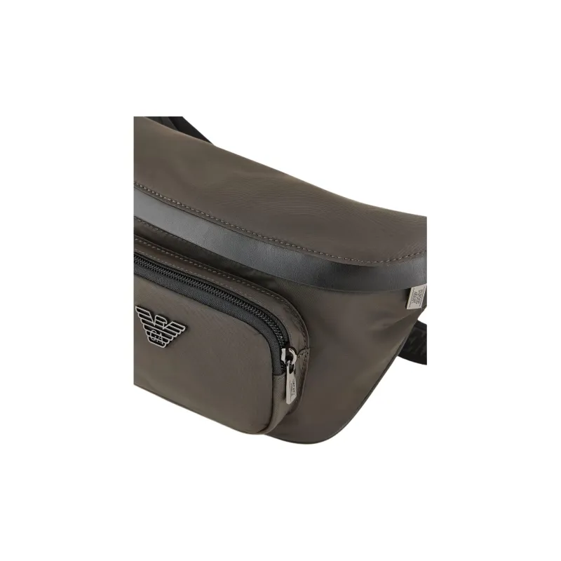 EMPORIO ARMANI Polyurethane Fanny Pack Men's Army Green-4