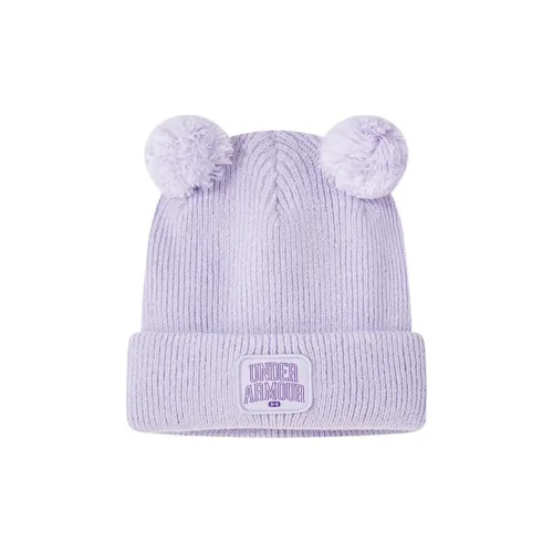 Under Armour Polyacrylic, Polyamide, Elastane Beanies Kids' Black, Purple