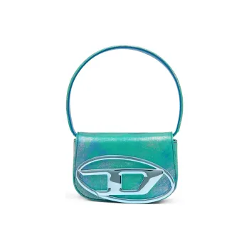 DIESEL Cotton One Shoulder Handbags Women's Peacock Green