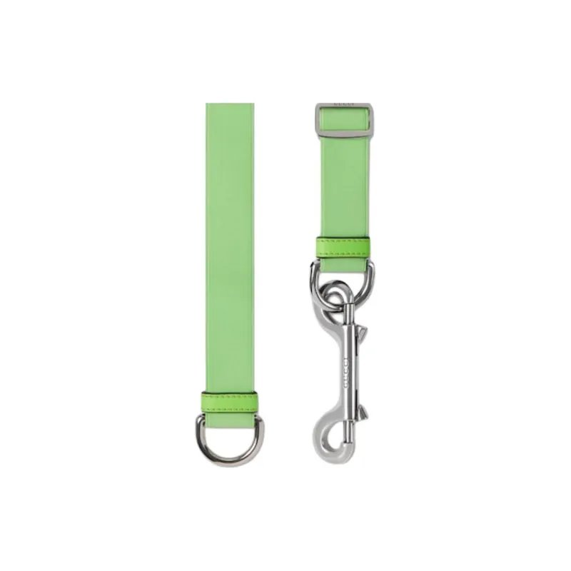 GUCCI Leather Belts Men's Green 3.5CM-1