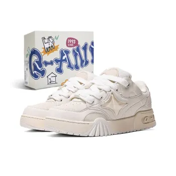 Q AND Slip Resistant Cushioning Height Increasing Low Top Skateboard Shoes Unisex